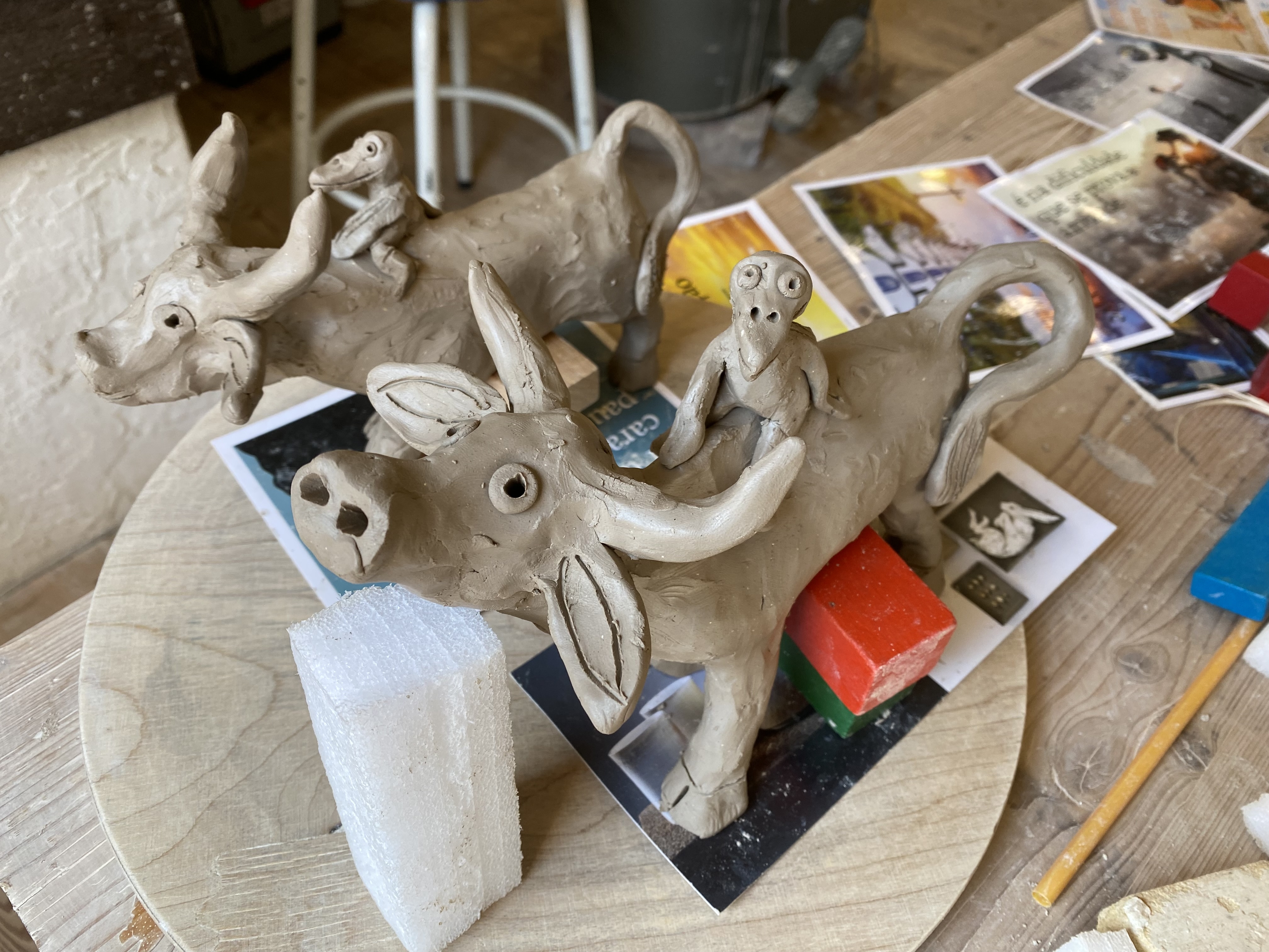 Image of a clay-creature